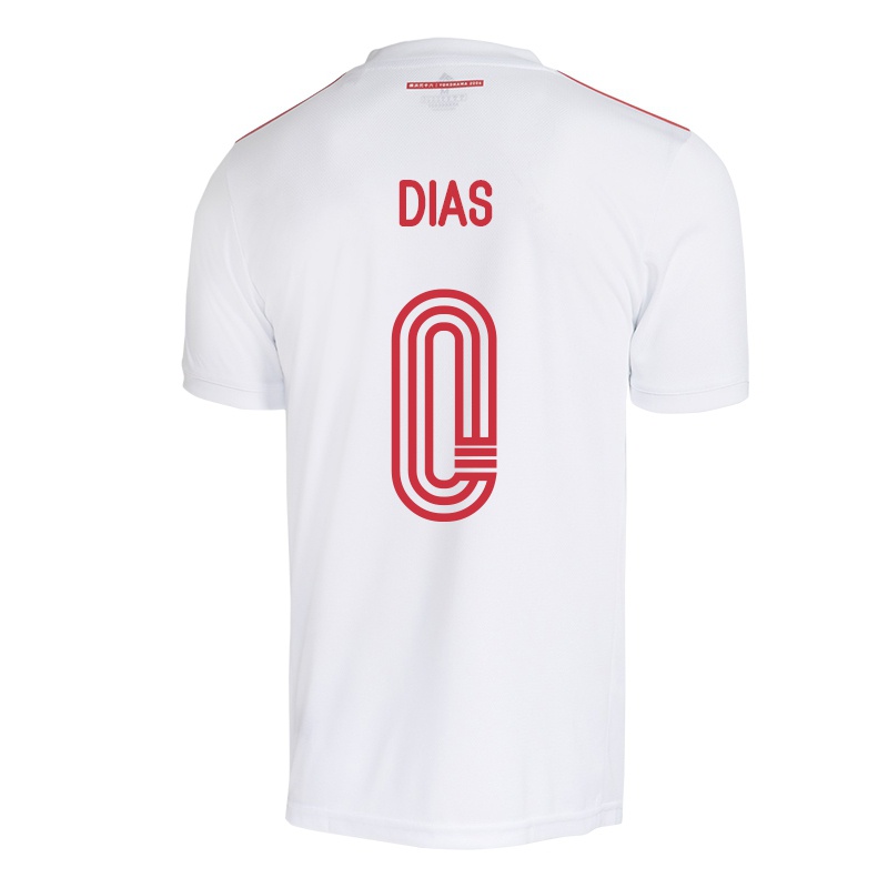 Damen Matheus Dias #0 Weiß Auswärtstrikot Trikot 2021/22 T-shirt