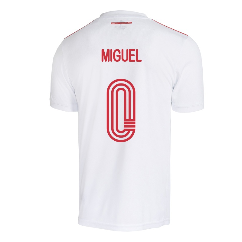 Damen Carlos Miguel #0 Weiß Auswärtstrikot Trikot 2021/22 T-shirt