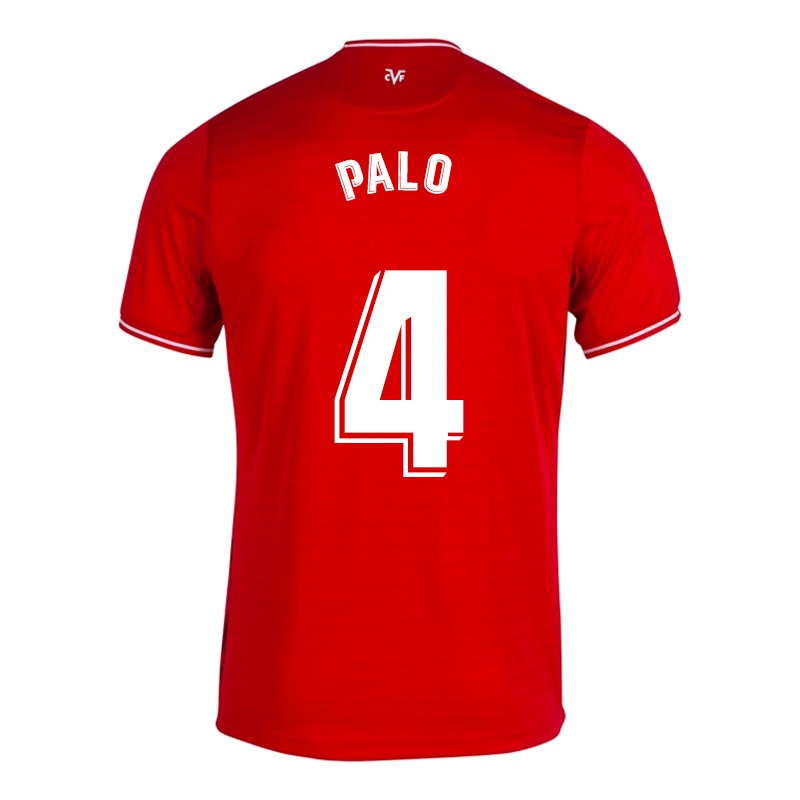 Damen Palo #4 Rot Auswärtstrikot Trikot 2021/22 T-shirt