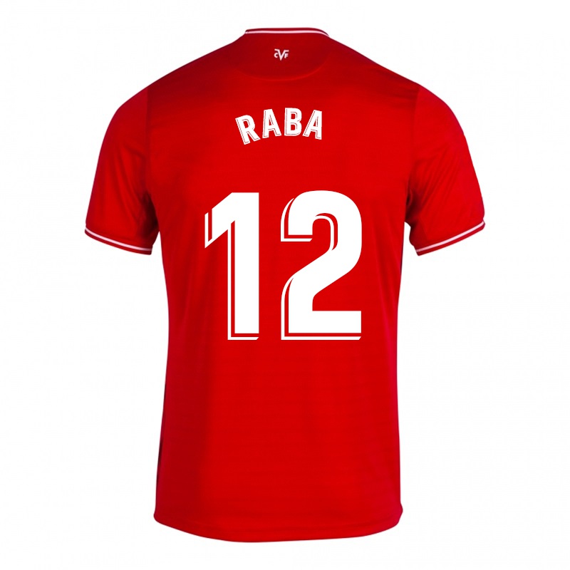 Damen Dani Raba #12 Rot Auswärtstrikot Trikot 2021/22 T-shirt