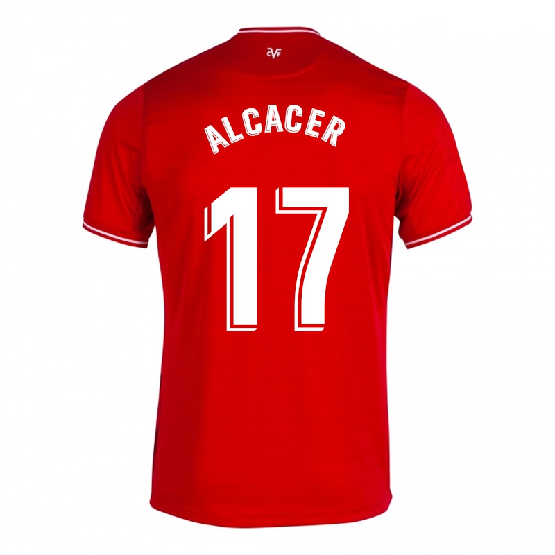 Damen Paco Alcacer #17 Rot Auswärtstrikot Trikot 2021/22 T-shirt