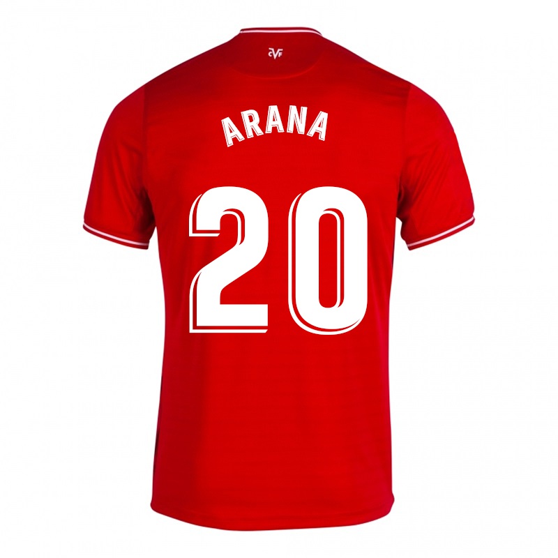 Damen Juan Carlos Arana #20 Rot Auswärtstrikot Trikot 2021/22 T-shirt