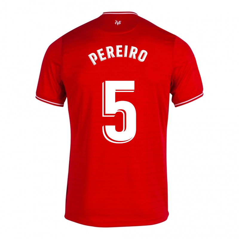 Damen Dani Pereiro #5 Rot Auswärtstrikot Trikot 2021/22 T-shirt