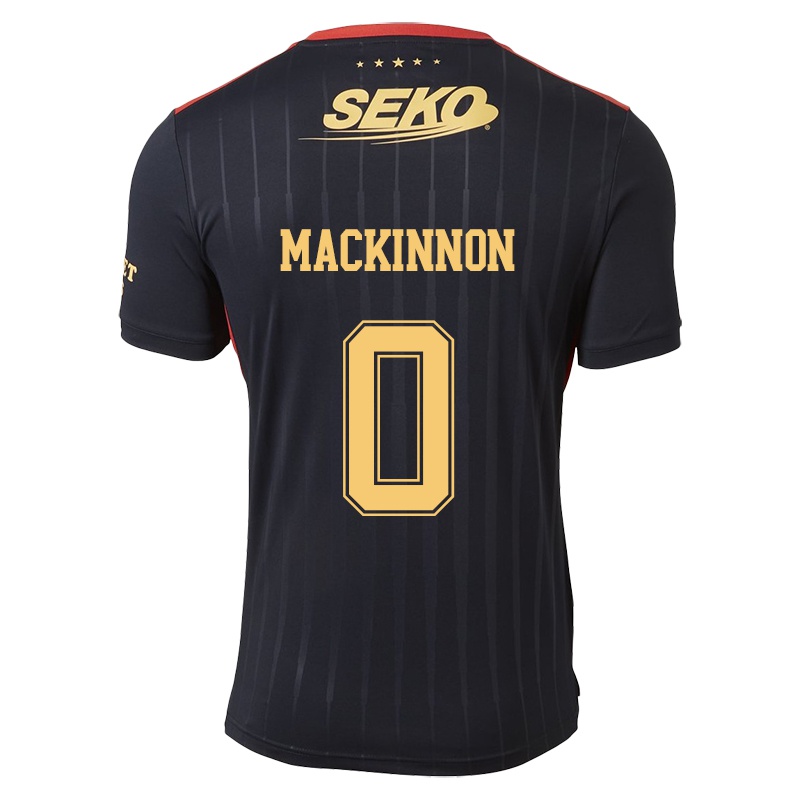 Damen Lewis Mackinnon #0 Schwarz Auswärtstrikot Trikot 2021/22 T-shirt