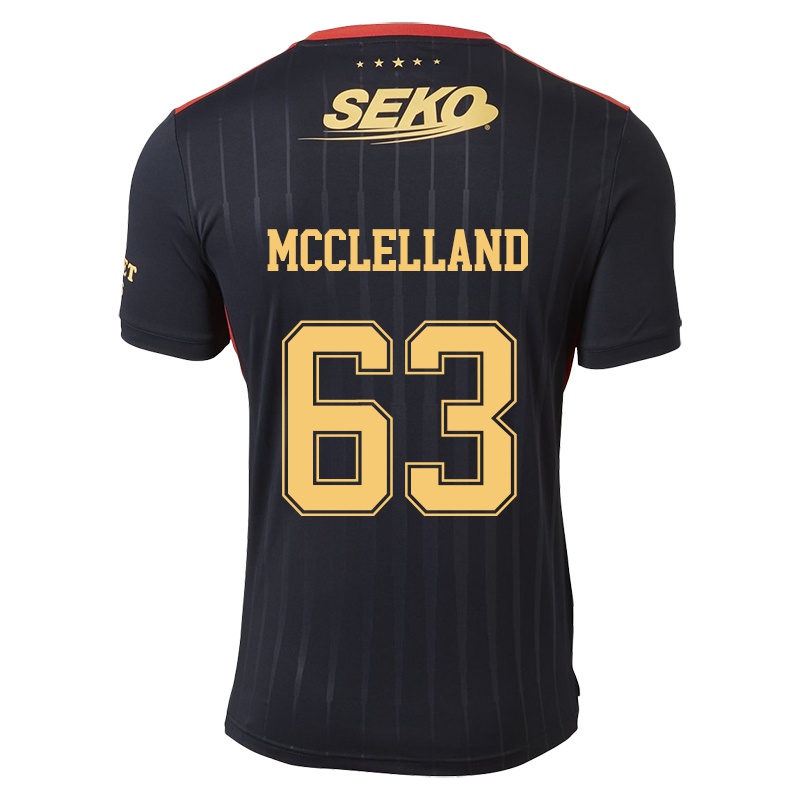 Damen Kyle Mcclelland #63 Schwarz Auswärtstrikot Trikot 2021/22 T-shirt