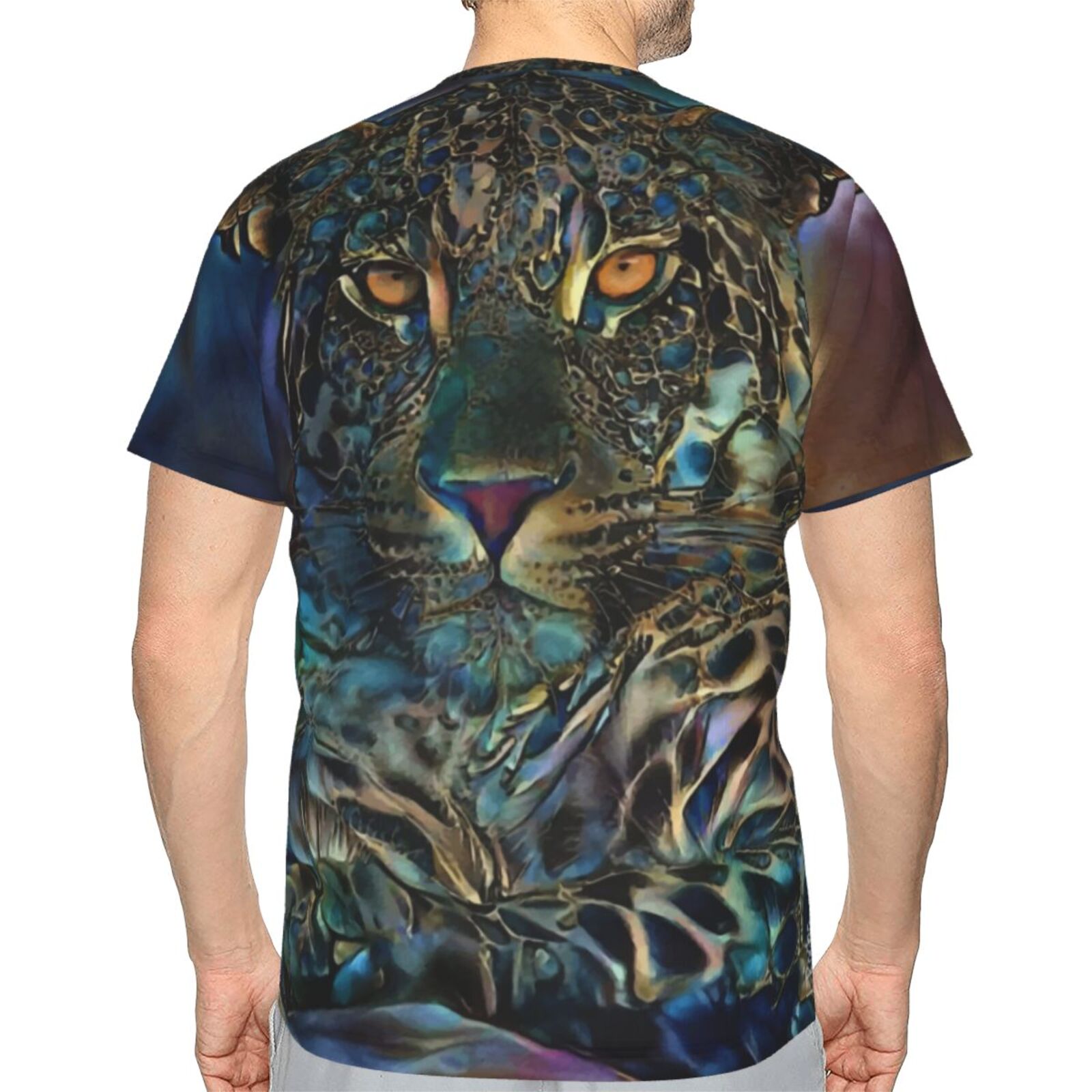 Laria Leopard Medien Mischen Elemente Klassisch T Shirt