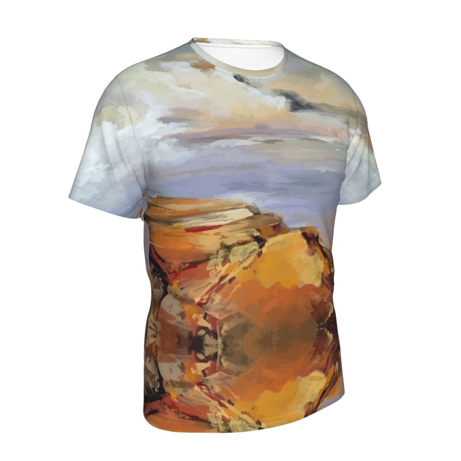 Yellow Rocks Malerei Elemente Klassisch T Shirt