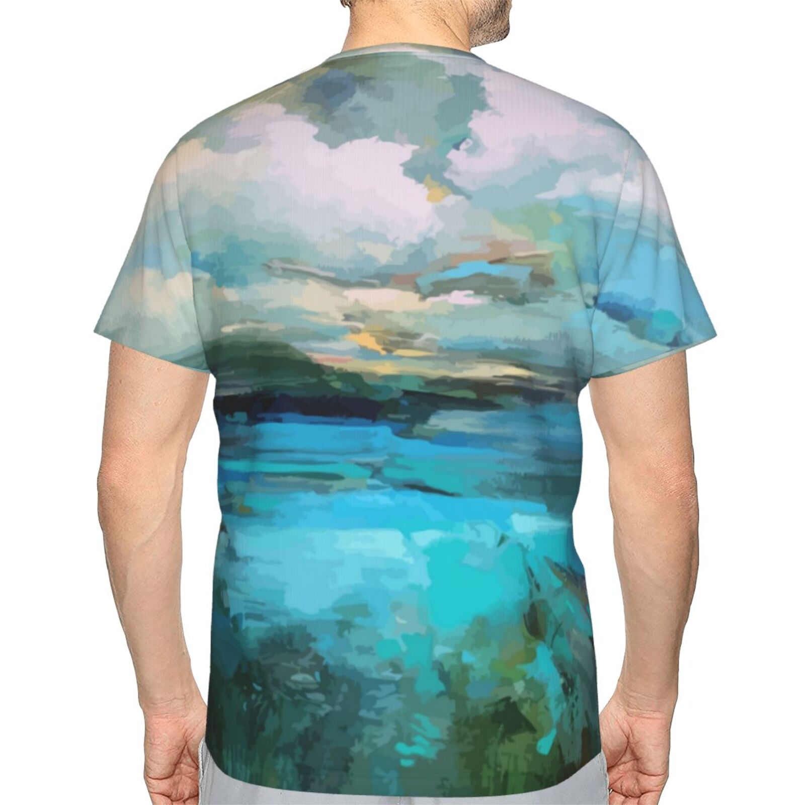 Wolken über dem See Malelemente Klassisch T Shirt