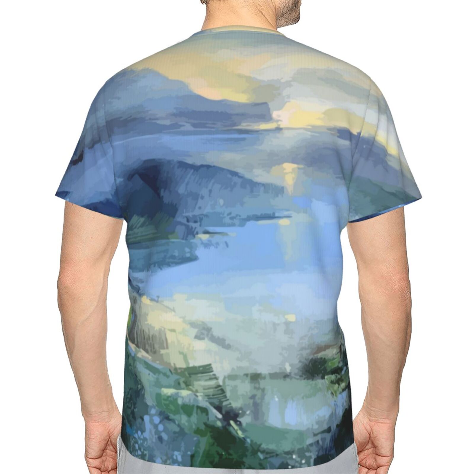 Ruhiges Meer Malerei Elemente Klassisch T Shirt