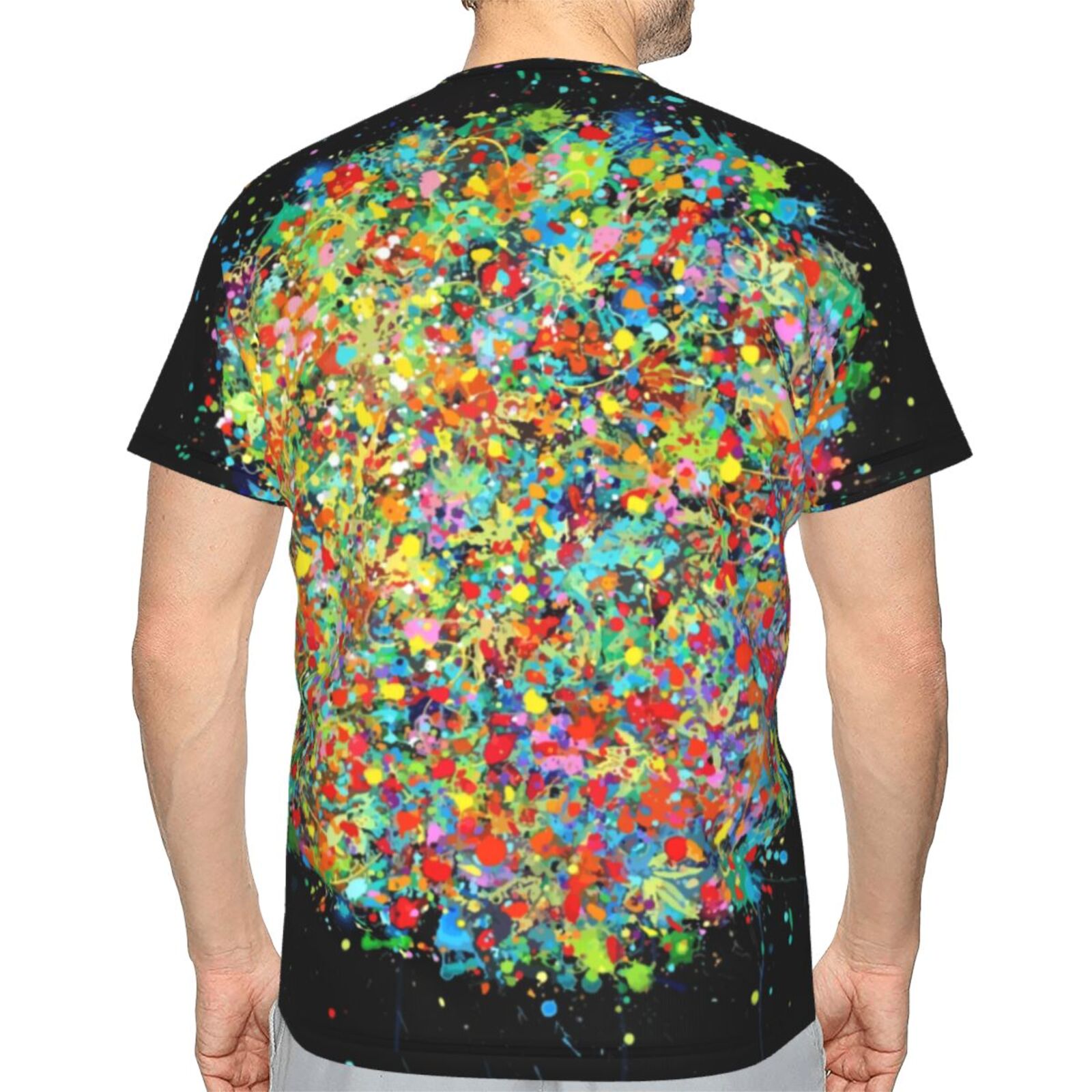 Cosmic Jungle Malerei Elemente Klassisch T Shirt