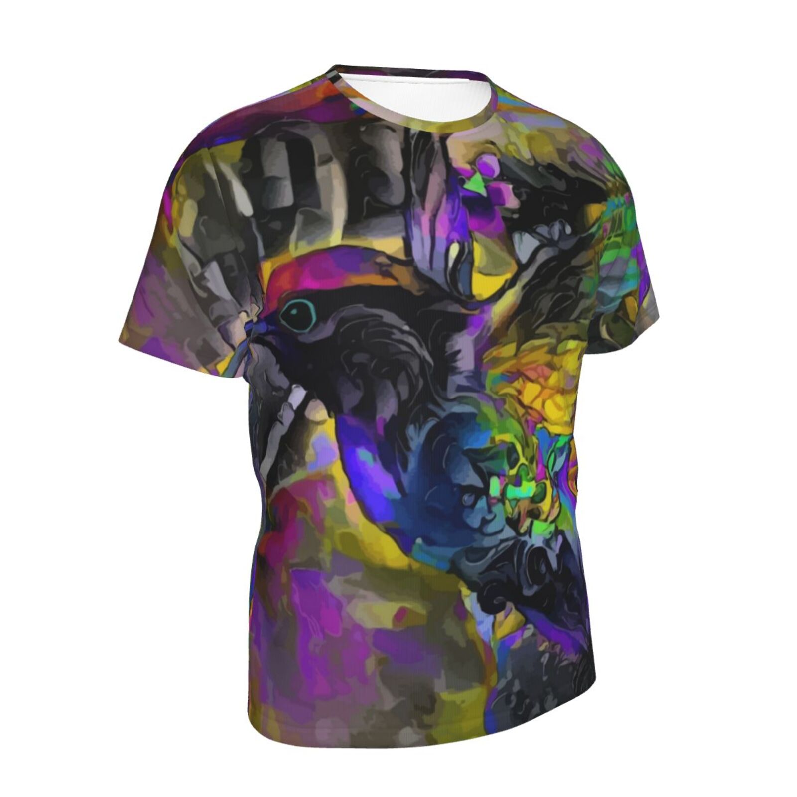 Colibri Technicolor Medien Mischen Elemente Klassisch T Shirt