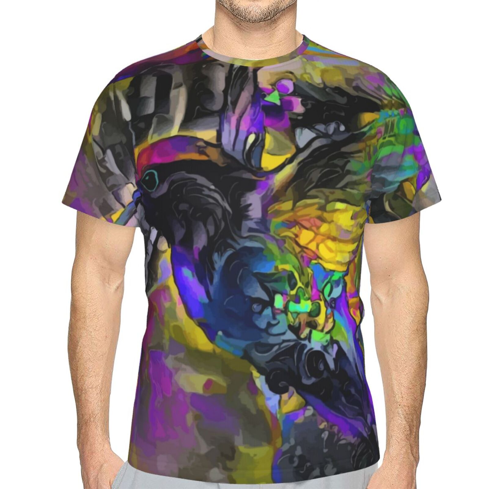 Colibri Technicolor Medien Mischen Elemente Klassisch T Shirt