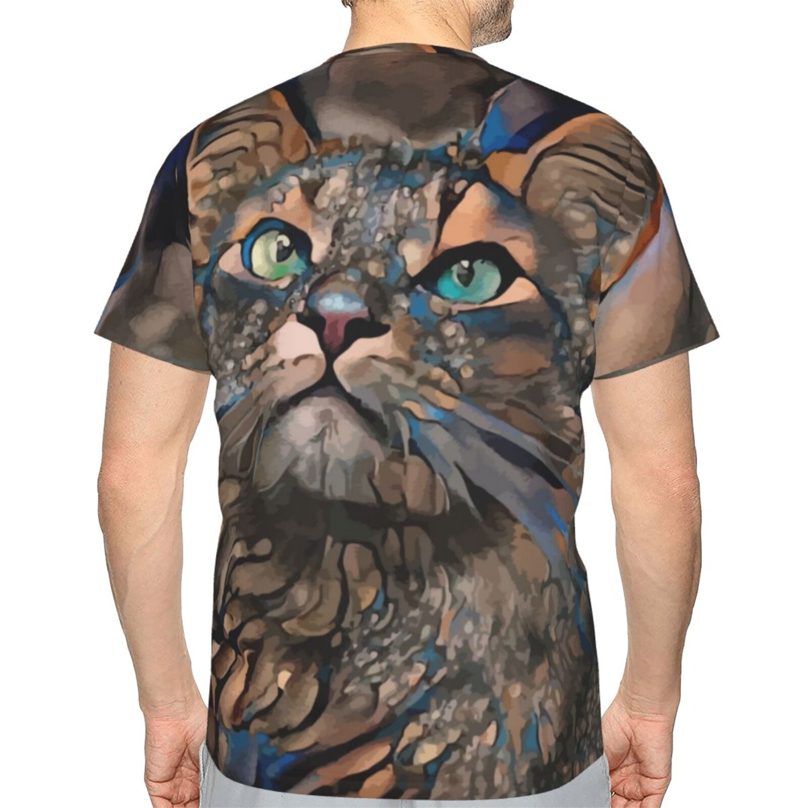 Lindo Katze Medien Mischen Elemente Klassisch T Shirt