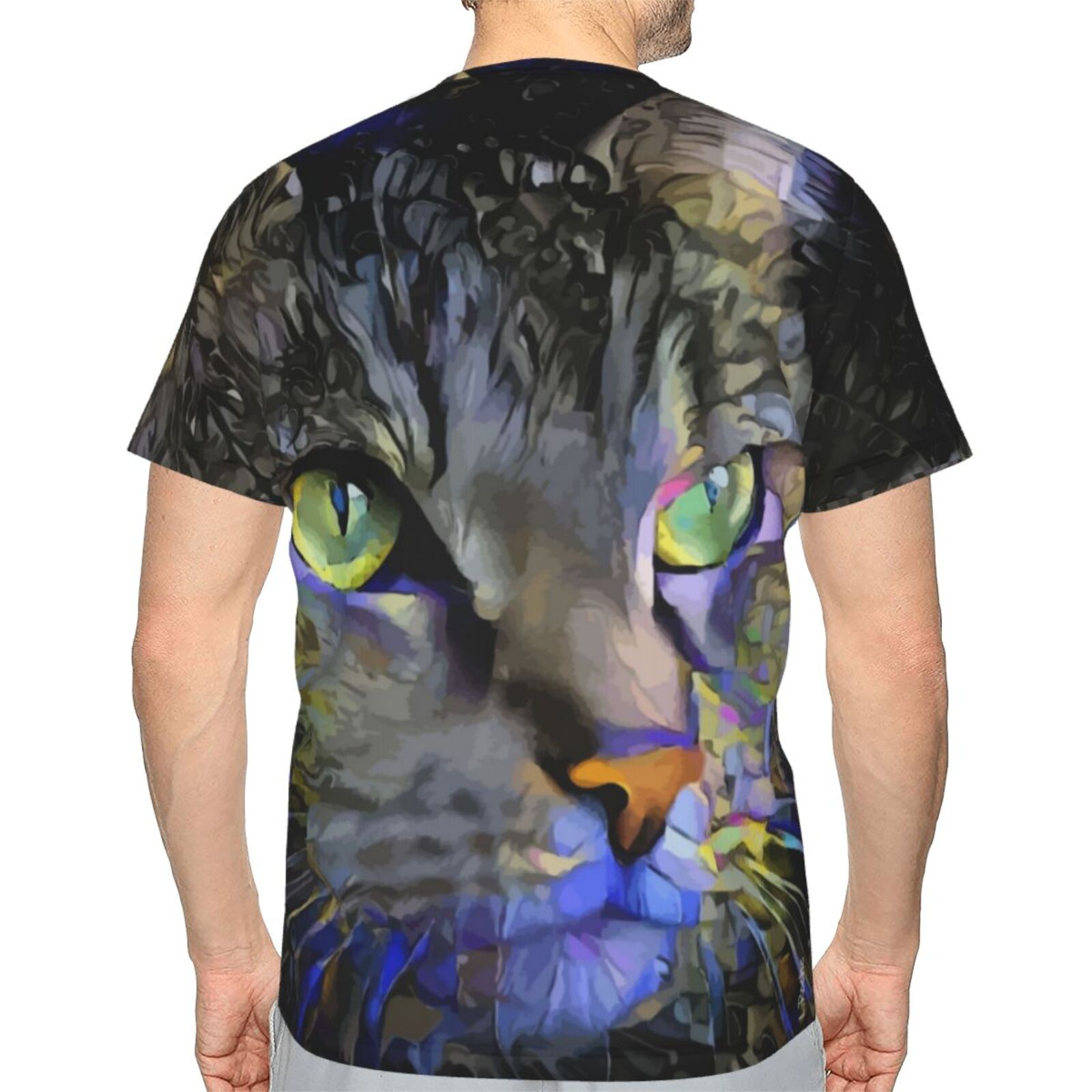 Sadyboy Katze Medien Mischen Elemente Klassisch T Shirt