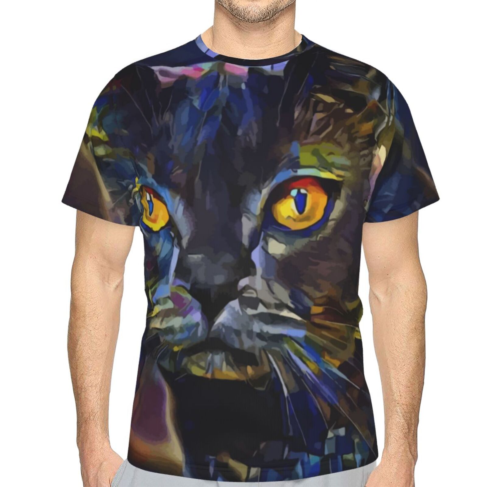 Tango Katze Medien Mischen Elemente Klassisch T Shirt