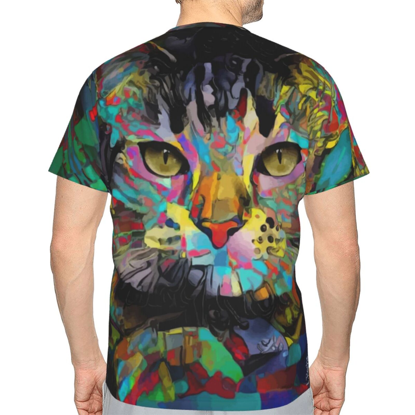 Sadhu Katze Medien Mischen Elemente Klassisch T Shirt