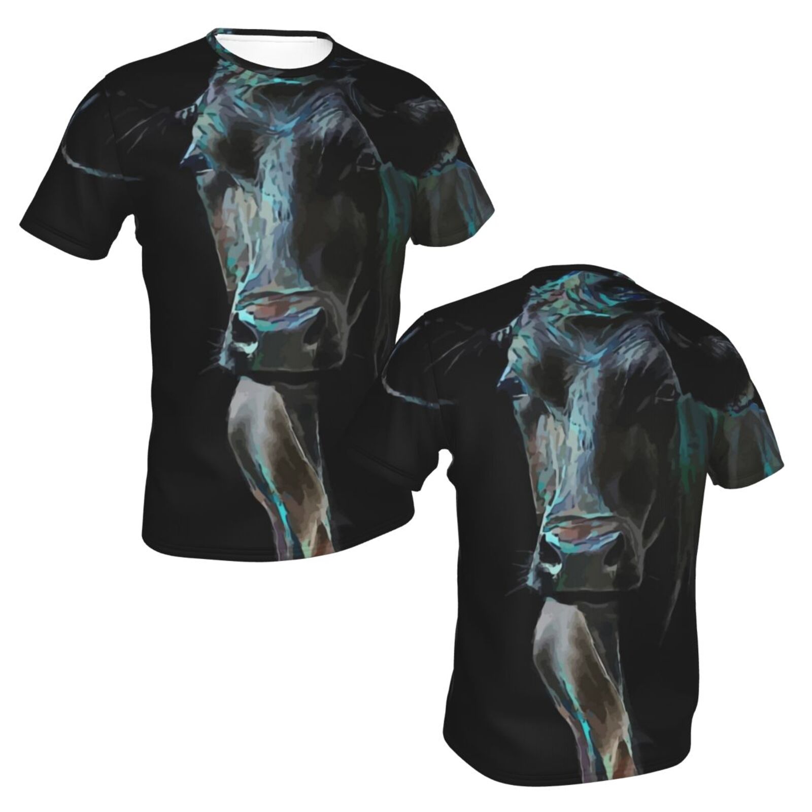 Vaca Premium Medien Mischen Elemente Klassisch T Shirt