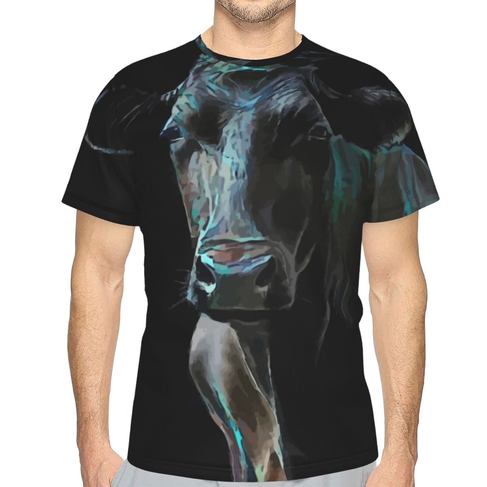 Vaca Premium Medien Mischen Elemente Klassisch T Shirt