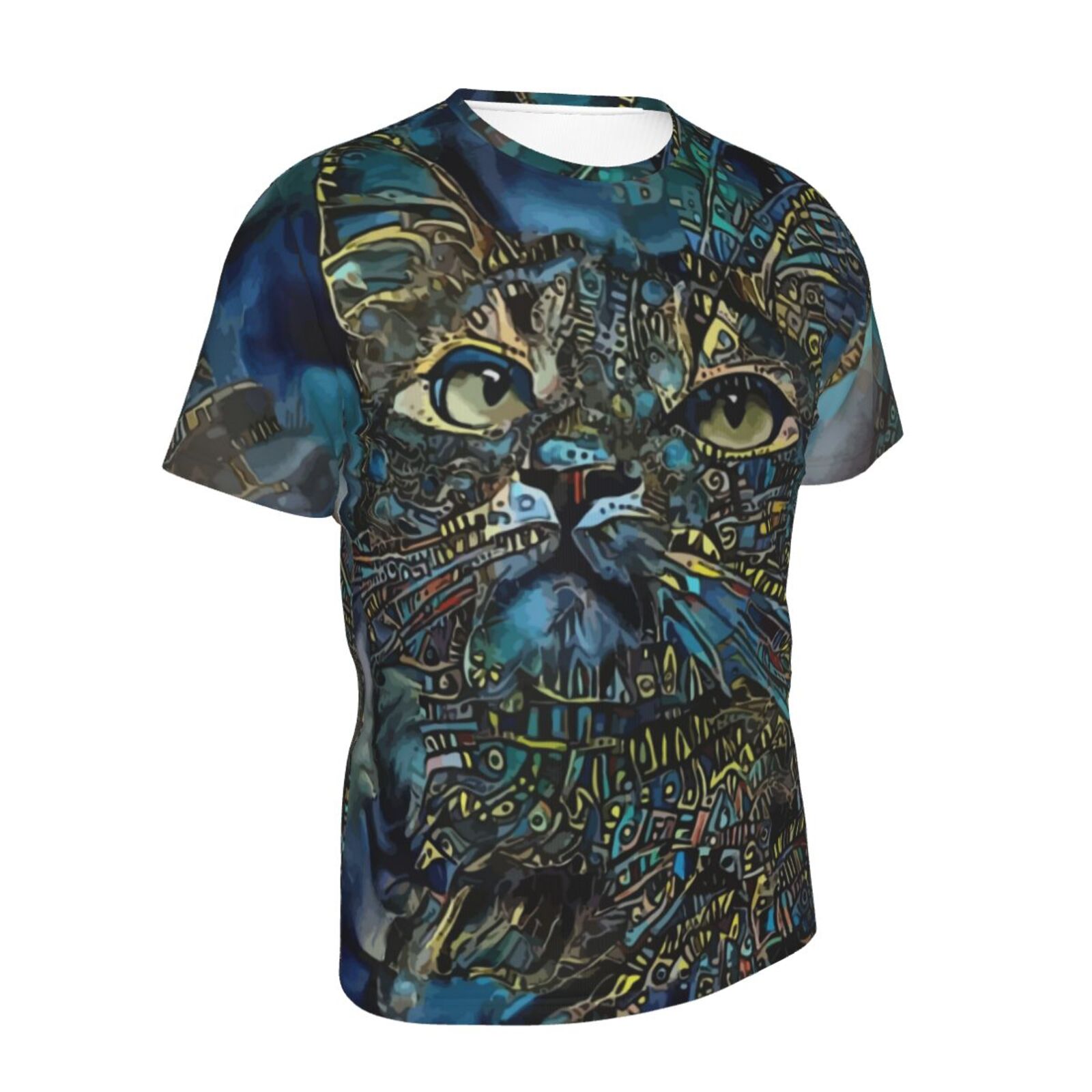 Tzany Katze Medien Mischen Elemente Klassisch T Shirt