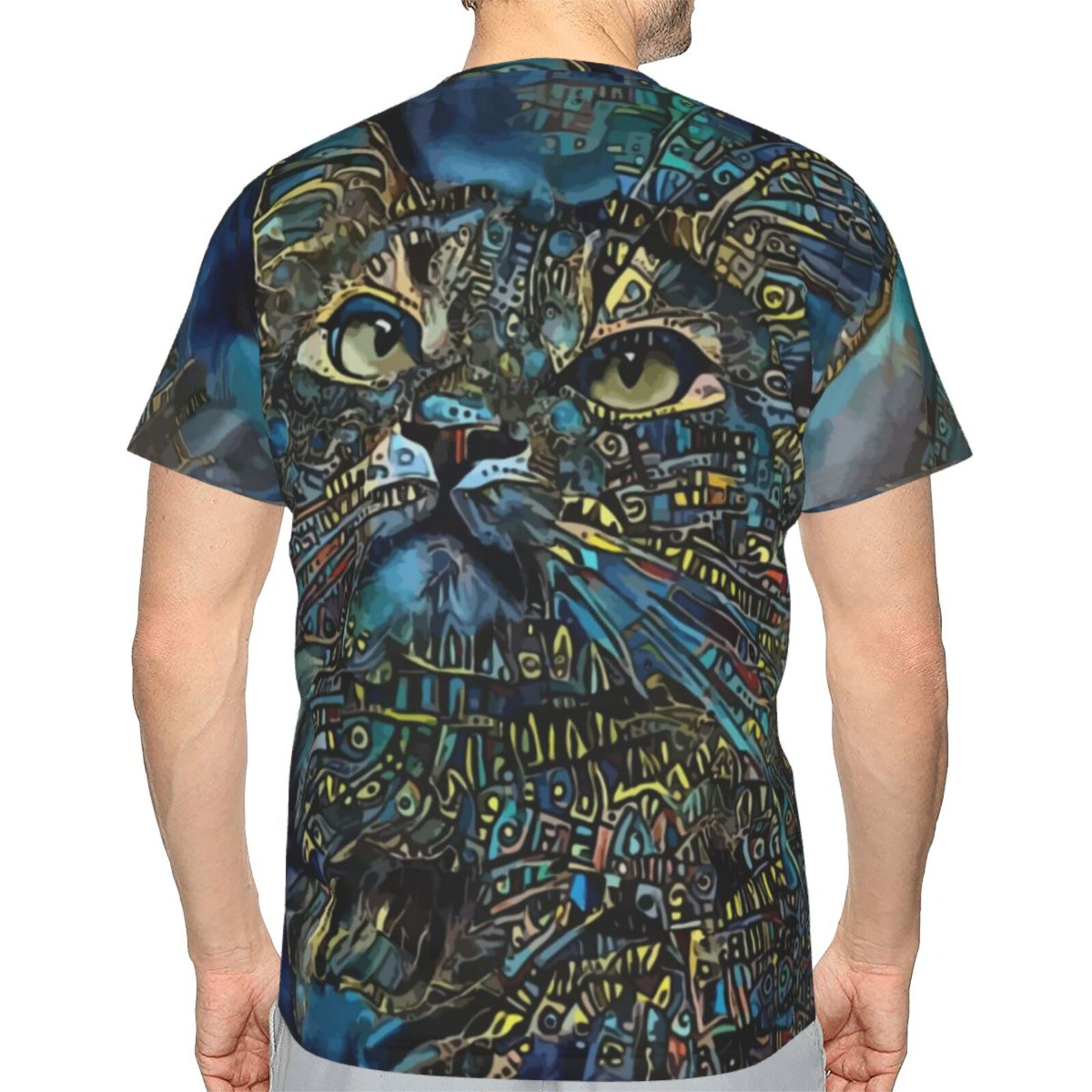 Tzany Katze Medien Mischen Elemente Klassisch T Shirt