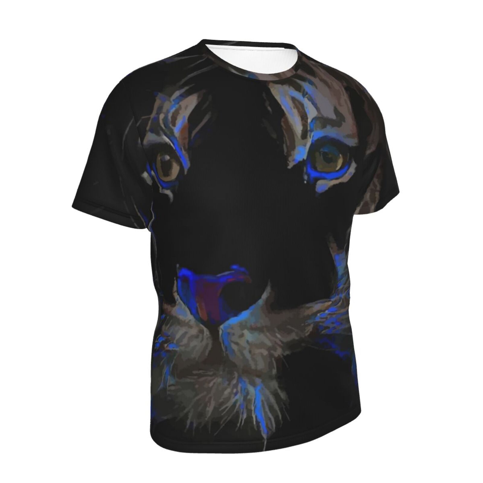 Tzaryo Tiger Medien Mischen Elemente Klassisch T Shirt