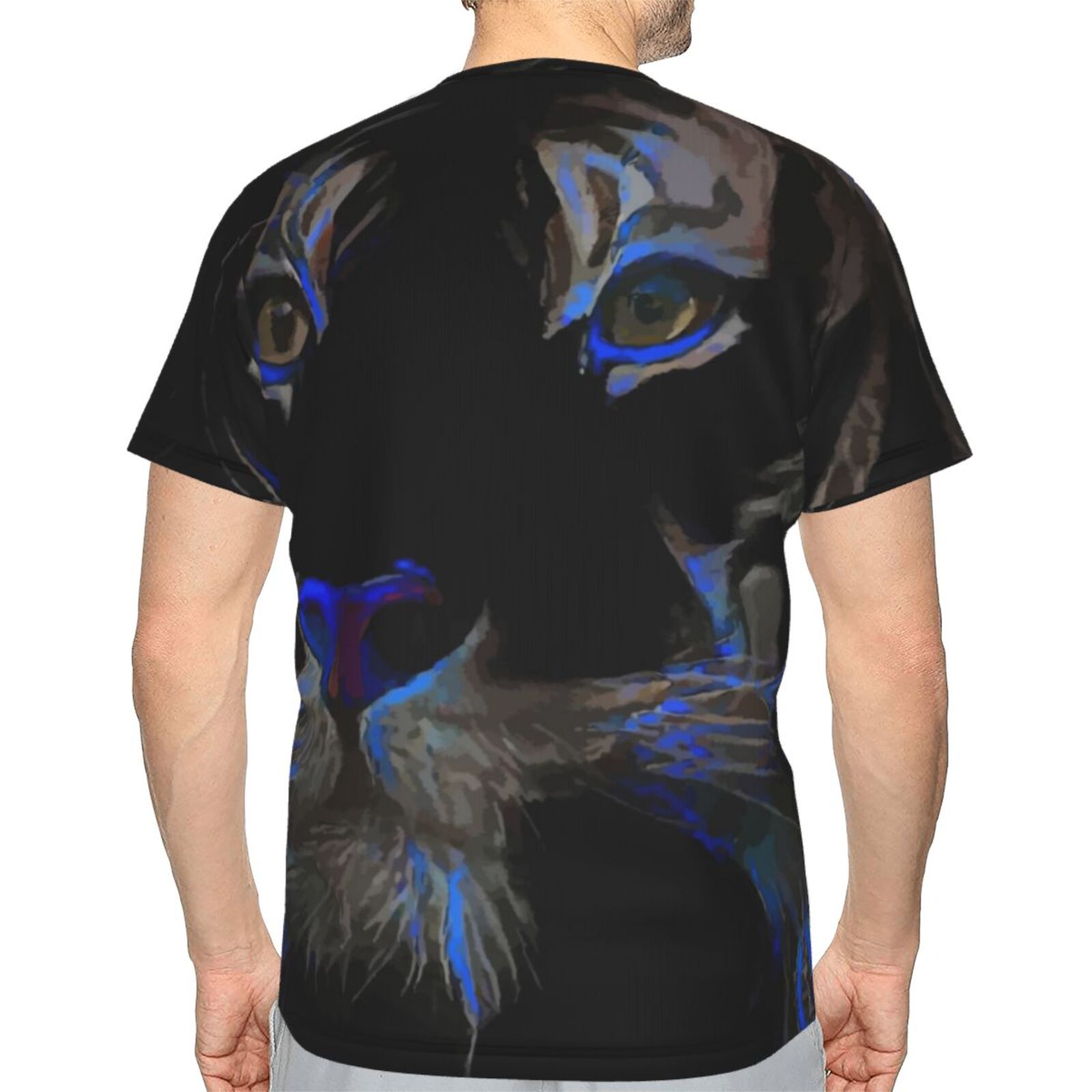 Tzaryo Tiger Medien Mischen Elemente Klassisch T Shirt