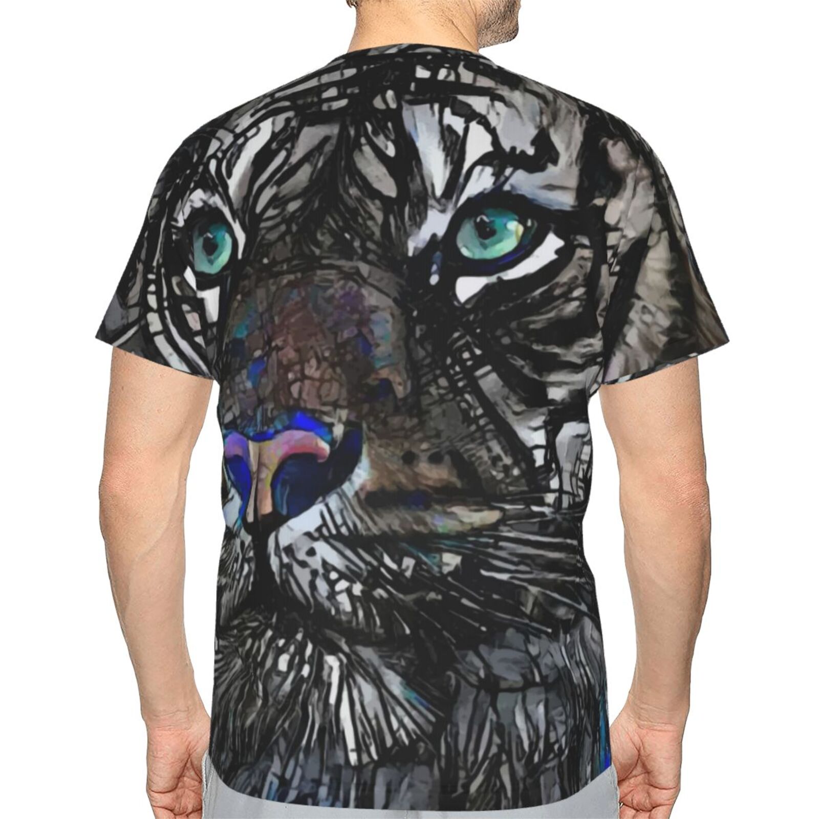 Bogdan Tiger Medien Mischen Elemente Klassisch T Shirt