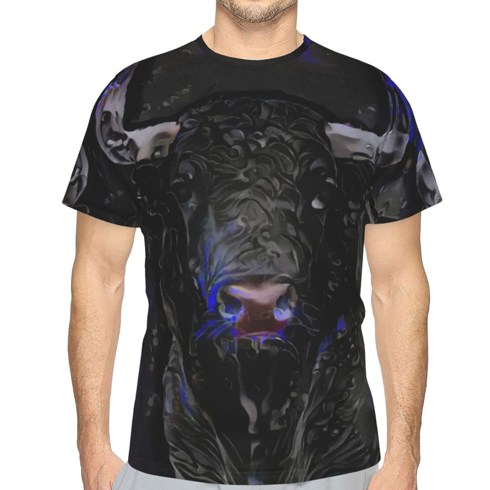 Sombra Bull Medien Mischen Elemente Klassisch T Shirt