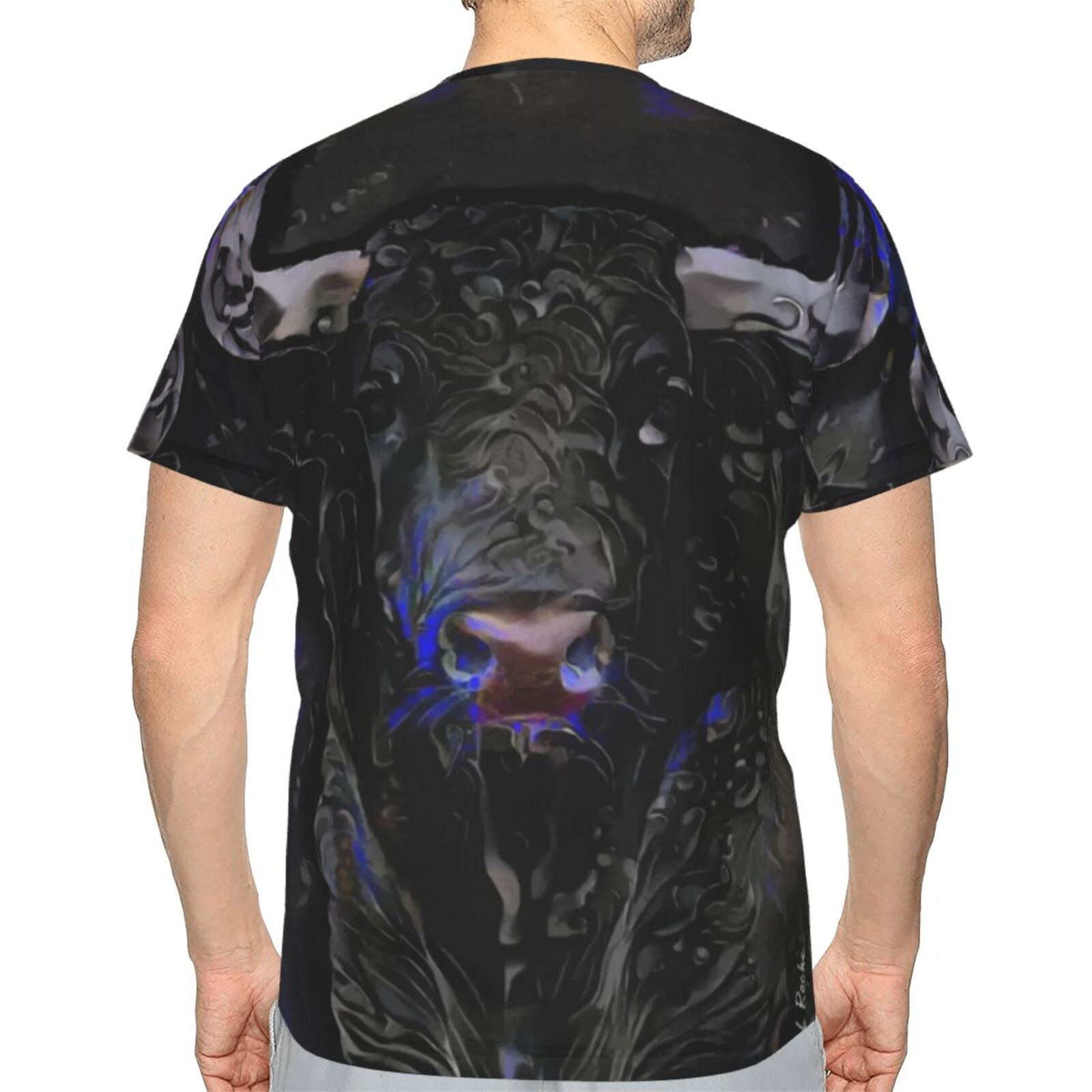 Sombra Bull Medien Mischen Elemente Klassisch T Shirt