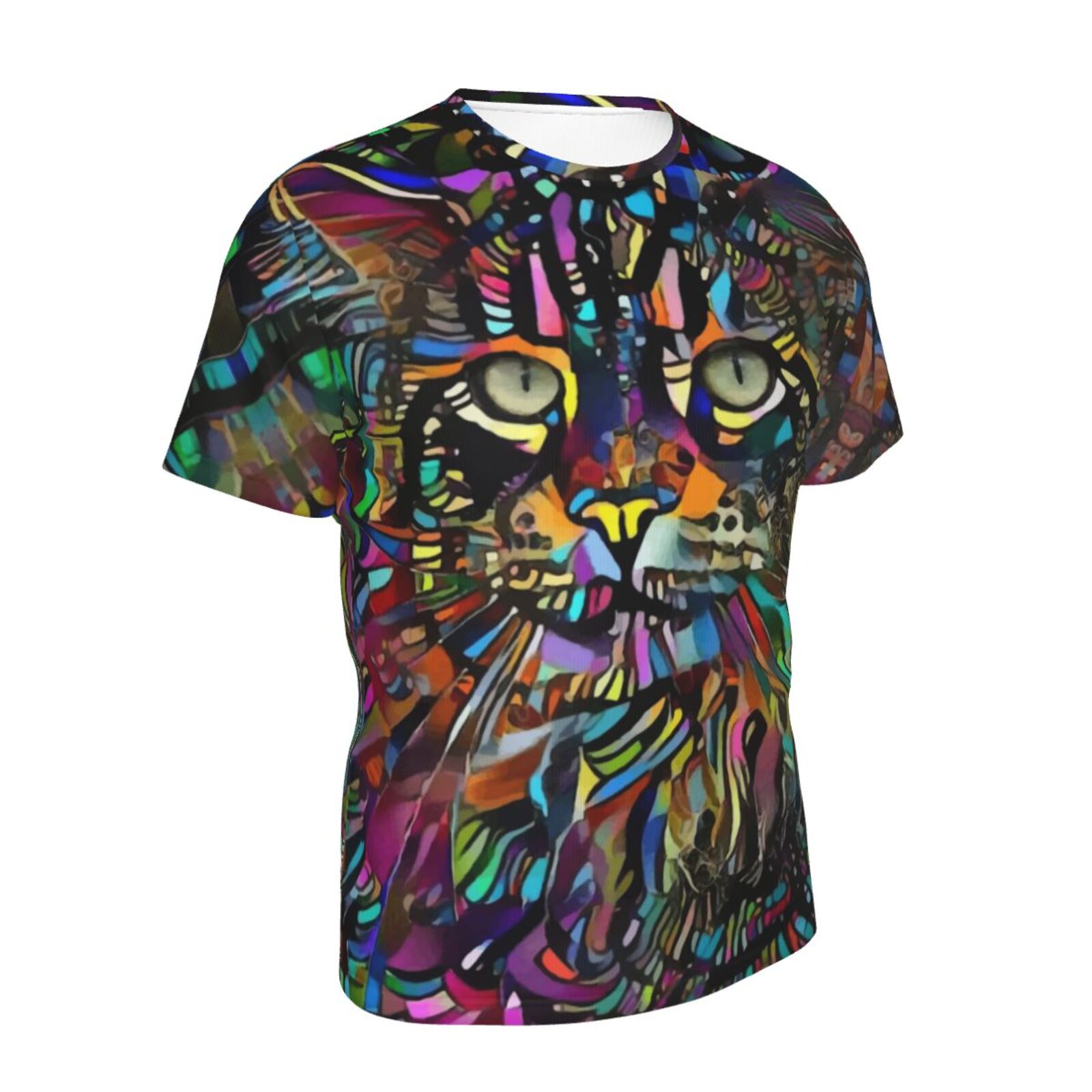 Mangooz Katze Medien Mischen Elemente Klassisch T Shirt