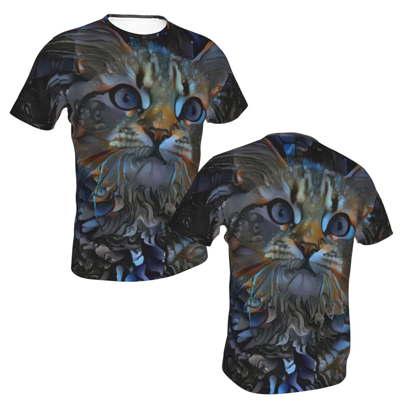 Leyris Katze Medien Mischen Elemente Klassisch T Shirt