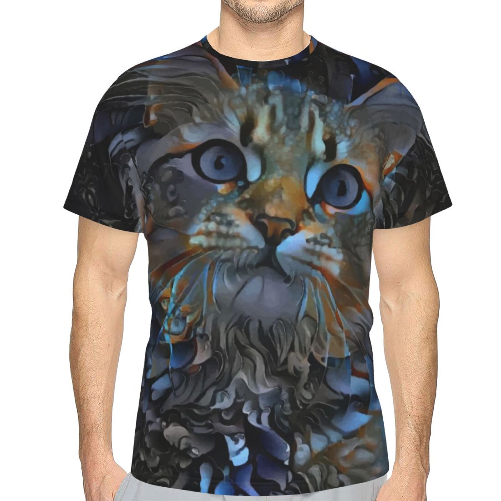 Leyris Katze Medien Mischen Elemente Klassisch T Shirt