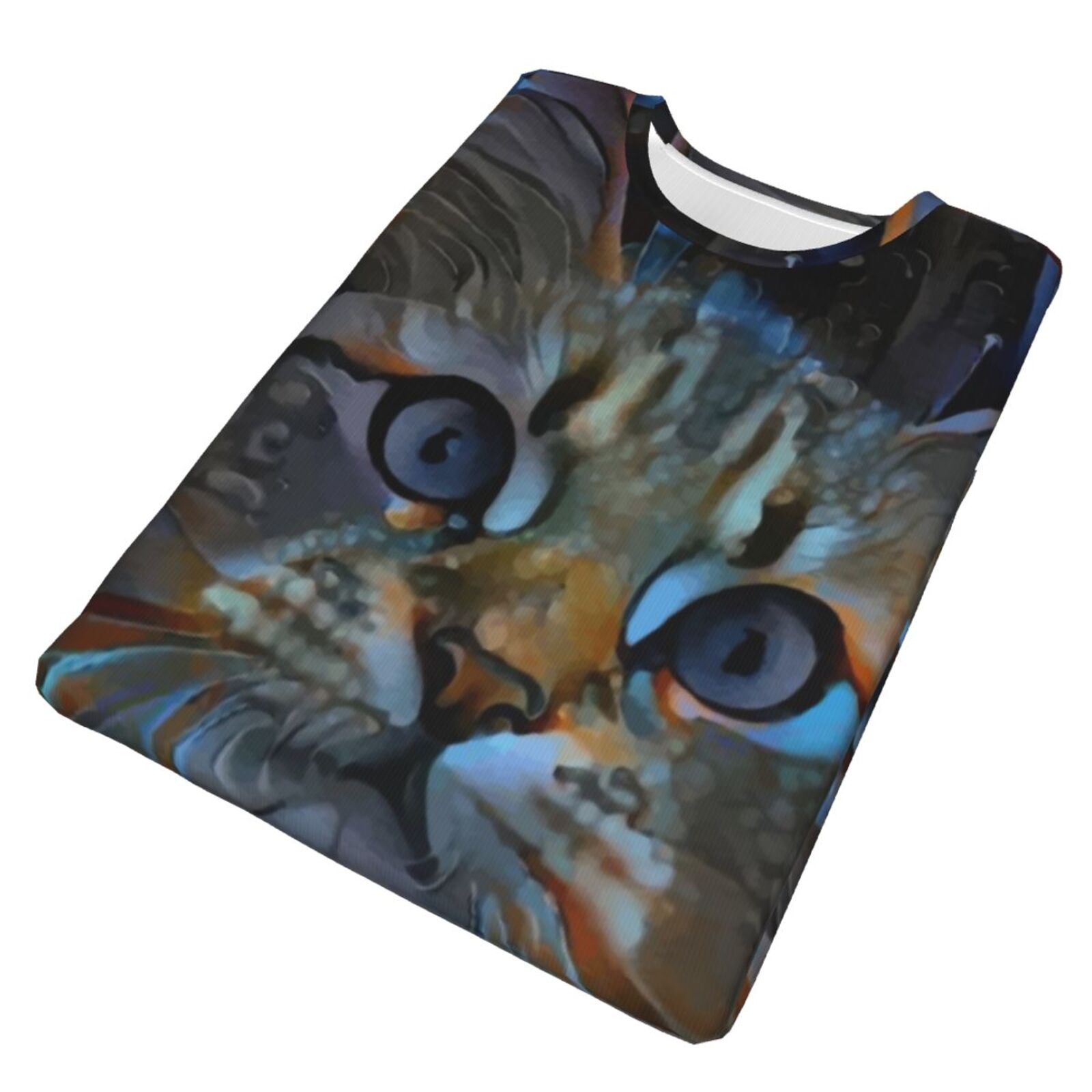 Leyris Katze Medien Mischen Elemente Klassisch T Shirt